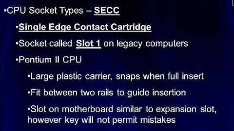 CompTIA A+ Certification 220-801 Domain 1.6 Processor pt 1 of 3