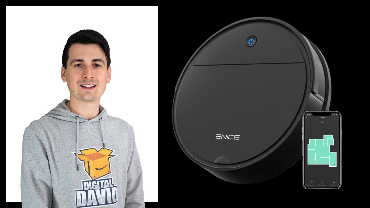 2NICE WT10 Robot Vacuum Cleaner Review // WiFi Robot Vacuum Pet Hair