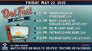 DelFest At Home: Yonder, Marty Stuart, Del McCoury Band, Marcus King, Railroad Earth