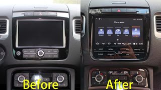 VW Touareg 20112017 RNS850 Aftermarket Radio Upgrade