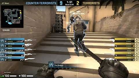 CS:GO overwatch: Obvious waller with aimlock