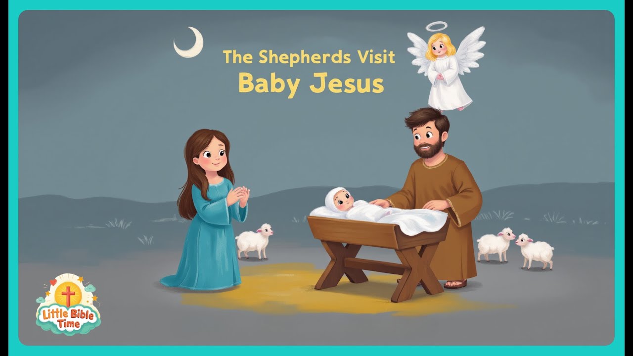 The Shepherds Visit Baby Jesus 🌟👶 | A Story of Joy and Peace - YouTube