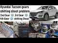 Hyundai Tucson automatic transmission gear shifting high RPM problem 2ndgear 3rdgear 4thgear