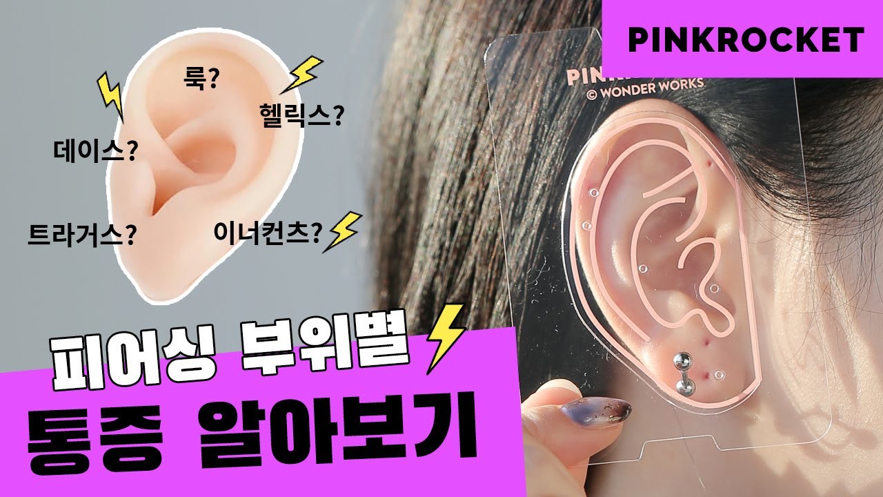 피어싱 부위별 통증 알아보기