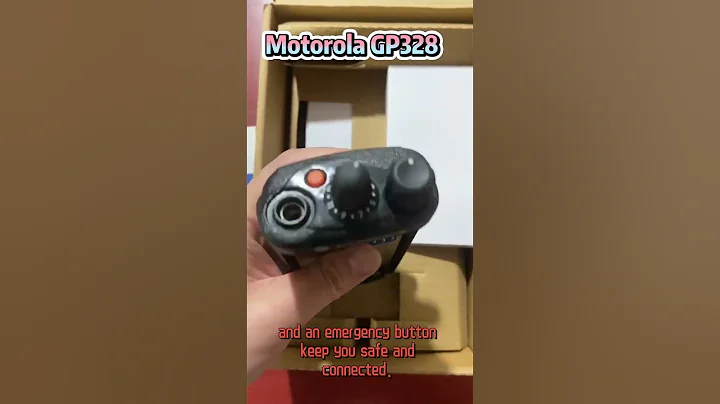 motorola GP328 vhf uhf walkie talkie long range two way radio communication mobile radio #motorola