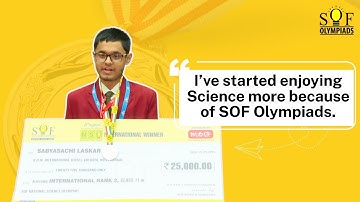 SOF Achievers | Sabyasachi | B.D.M International | SOF NSO International Rank 2 | Class 11