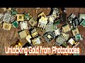 PhotoDiodes Gold Recovery | Recover Gold From Photodiodes | CD ROM Gold Recovery