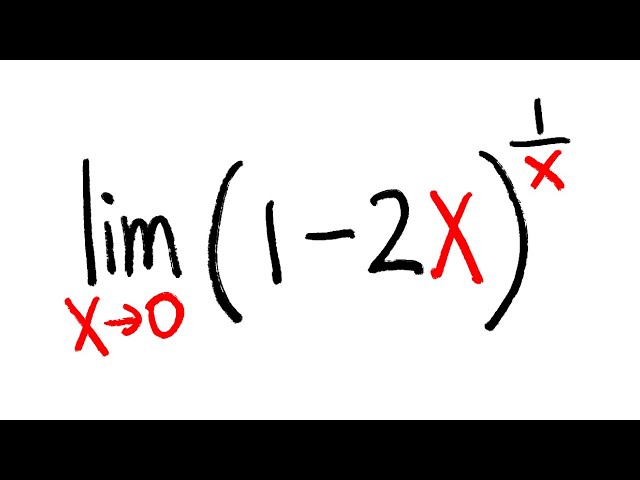 Limit Of 1 2x 1 X As X Goes To 0 L Hospital S Rule Youtube