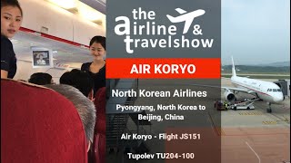 North Korean Airlines, Air Koryo | Pyongyang to Beijing | Economy Class (4K video)