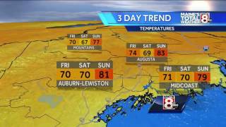 Cool & Cloudy Day Ahead