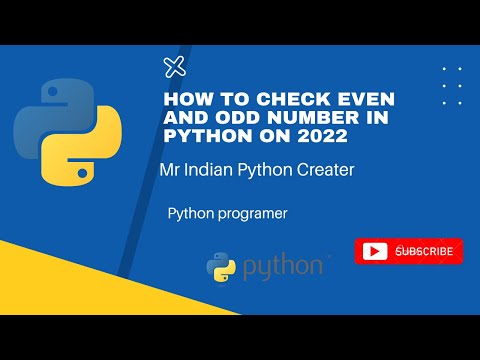 How to check even and odd number in python