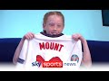 "Thanks Mason, it means the world for me" - Young England fan Belle on receiving Mason Mount's shirt