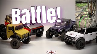 CR-18P vs TRX-4M—Home on the Range?—Stock Comparison—Round 1