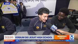 KTLA | Verbum Dei Goes to College