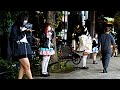【Akihabara Walk in Tokyo】Night maids【4K ASMR】