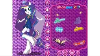 Rainbow Rocks Rarity Dress Up Game First Look screenshot 1