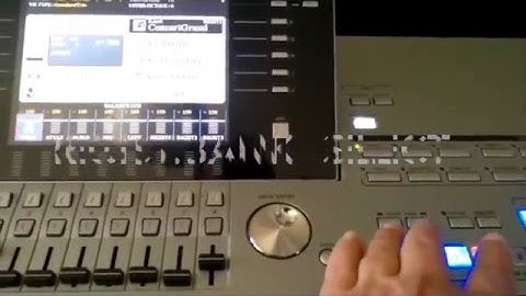 Tyros 5 Saving Registrations