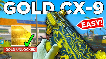 *NEW* EASY GOLD CX-9 - Unlock CX-9 Gold Camo Fast In Modern Warfare & Warzone! (CX-9 Gold Guide)