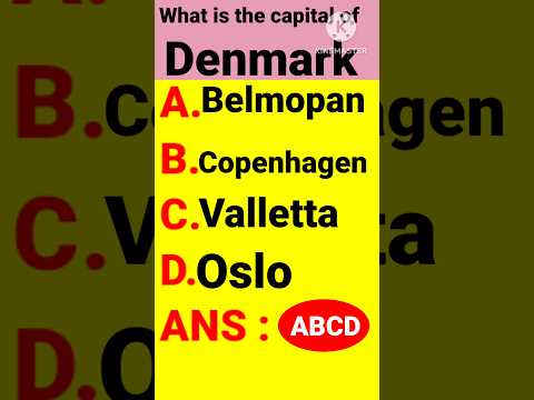 Capital of Denmark