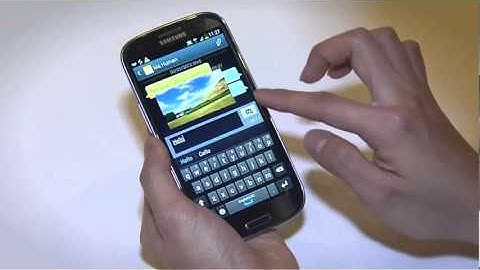 GALAXY SIII Hand-on - Samsung Galaxy S3 Demo Video