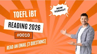[2026] TOEFL iBT Reading  Read an email [3 Questions]| Step-by-Step Strategies #0010
