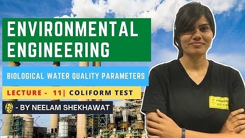 Chapter-1 | Env. Engg | L-11 | Biological water quality parameters | by Neelam Mam | GATE/ESE