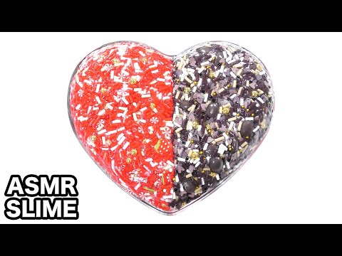 【ASMR】ザクザクパチパチのバレンタインスライム【音フェチ】Crunchy Slime【SlimeTube】