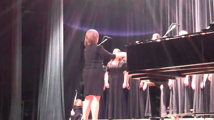 Mary conducting at Durrant High School