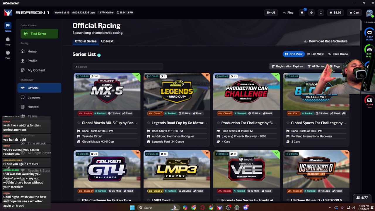 I attempt to improve my iRating in iRacing!