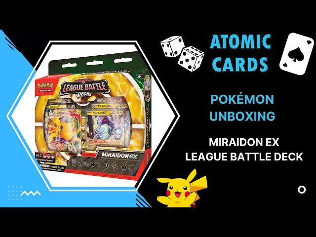 pokmon trading card game miraidon ex league battle deck Pokemon TCG: : Toys & Games Pokemon Miraidon ex League Battle