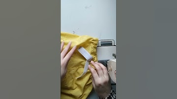 How to attach elastic easy way #Shorts