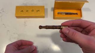 Review of Handmade Pear Wood Cigarette Holder Metal Head Removable for Easy Cleaning (2.5×1)
