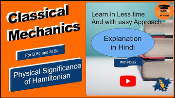 Physical Significance Of Hamiltonian Function