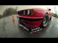 Учимся дрифтить на BMW e34 535 вREDина. Донатс и восьмёрка!