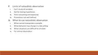 PSYC 3303 - Chapter 6: Observational Methods
