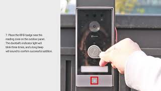 RFID Badge Enrollment and Usage Help – EZVIZ Video Doorphone HP7 Pro