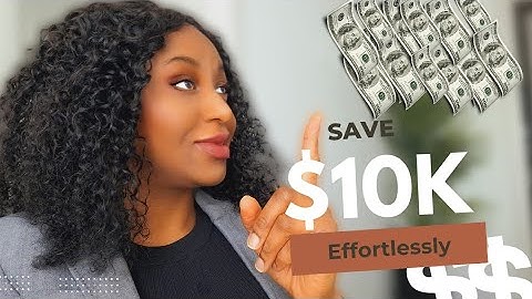 How to save $10,000 effortlessly