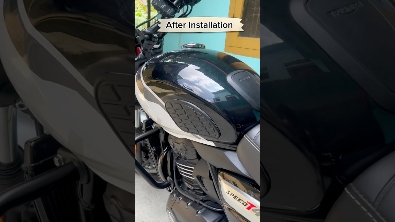 Triumph Speed T4 Tank pad / knee pad After Market/ Offline Store