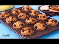 Banana Zucchini Chocolate Chip Muffins