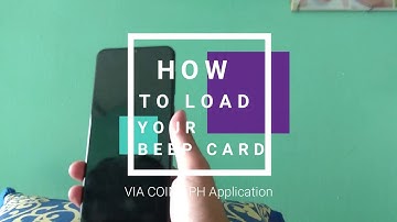 Paano ba mag load ng beep card gamit ang iyong coins ph application