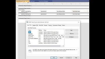 VB.NET - CRYSTAL REPORT using ODBC as DATASET