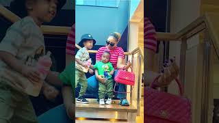 Regina Daniels Styled By Her Son,How Cute