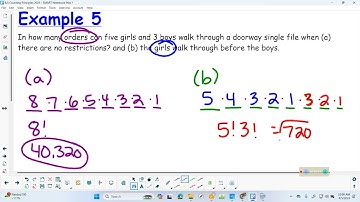 TPC 8.5:  Counting Principles (Combinations & Permutations)