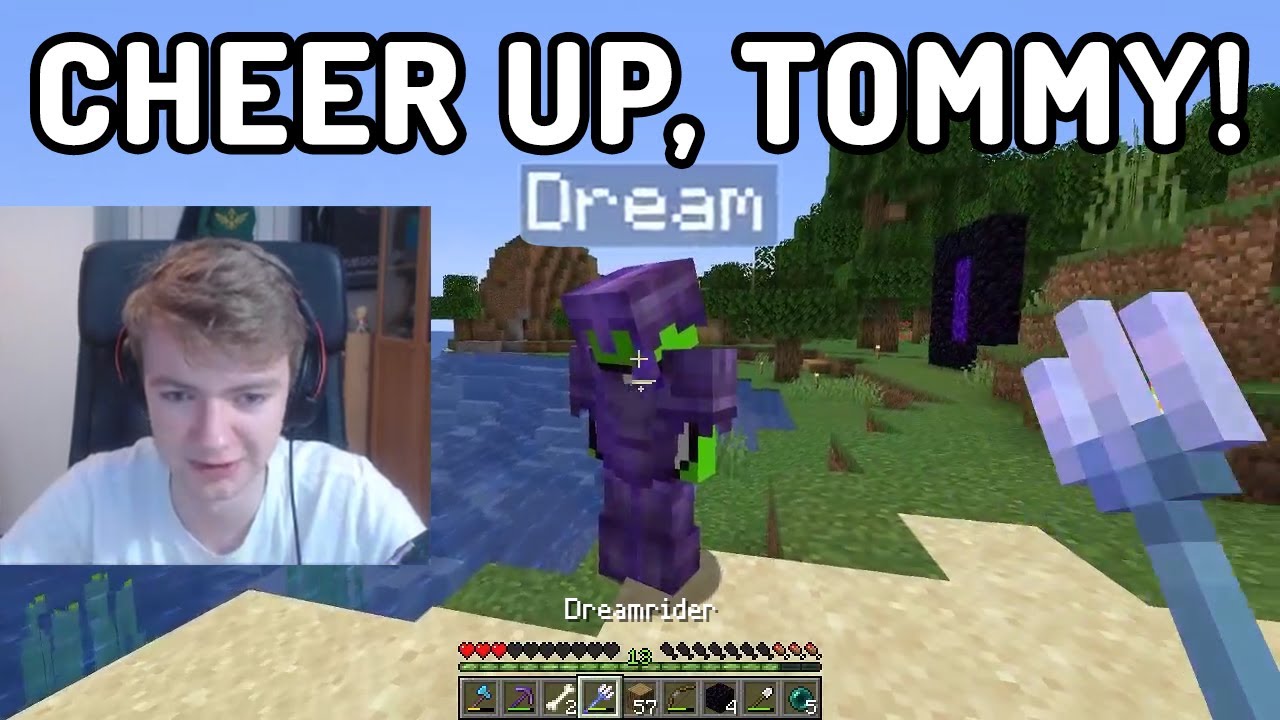 Dream Cheers Tommy Up When Nobody Came to His Beach Party