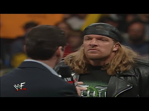Vince McMahon Infuriates Triple H RAW IS WAR 8 11 99 