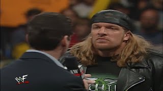 Vince McMahon Infuriates Triple H! RAW IS WAR 8/11/99