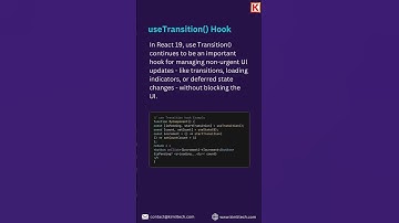 Exciting New Hooks in React 19!