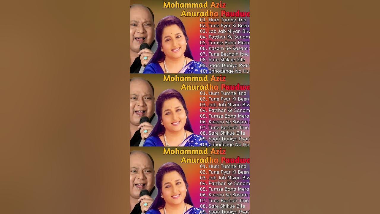 top-hindi-romantic-songs-mp3-mohammad-aziz-anuradha-paudwal-90s