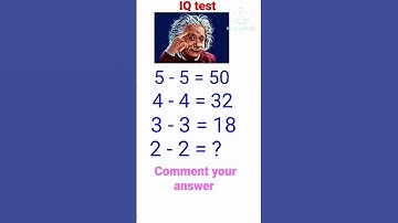 IQ Test | Math quiz | Brain Test | #shorts #gk #iqtest #braintest #maths #viralvideo