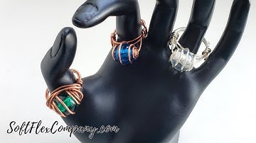 Make A Captured Bead Ring Using Soft Flex Craft Wire: Conversations In Wire with James Browning